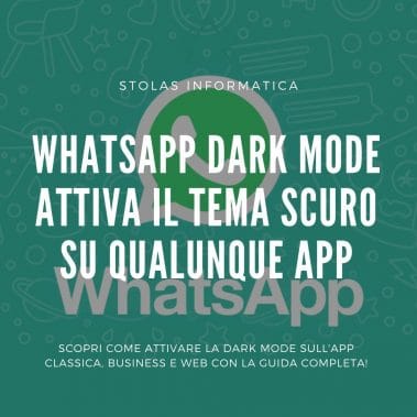 Tema Scuro Whatsapp Guida