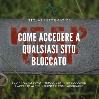 Accedere siti bloccati cover