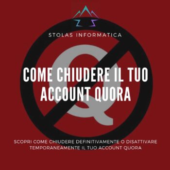 Come chiudere il tuo account Quora