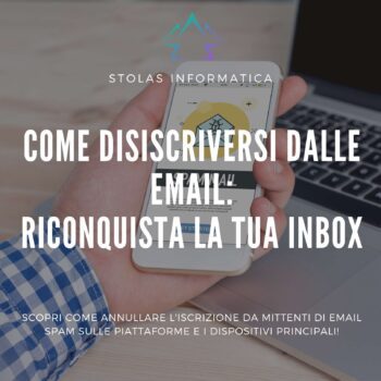 come disiscriversi email inbox guida cover