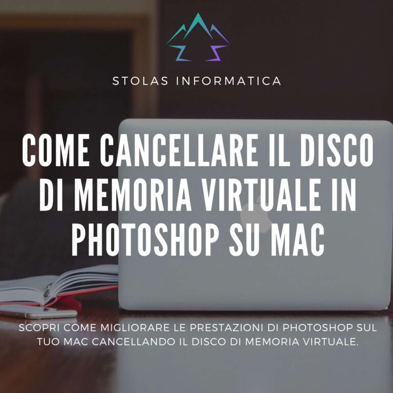 come cancellare disco memoria virtuale photoshop mac cover
