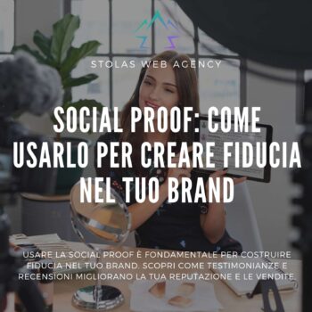 social proof utilizzare testimonianze clienti costruire fiducia brand cover