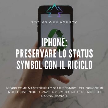 iphone preservare status symbol riciclo cover